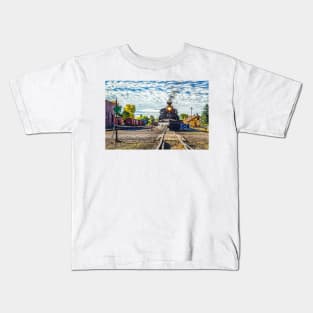 Cumbres and Toltec Narrow Gauge Railroad Chama New Mexico Yard Kids T-Shirt